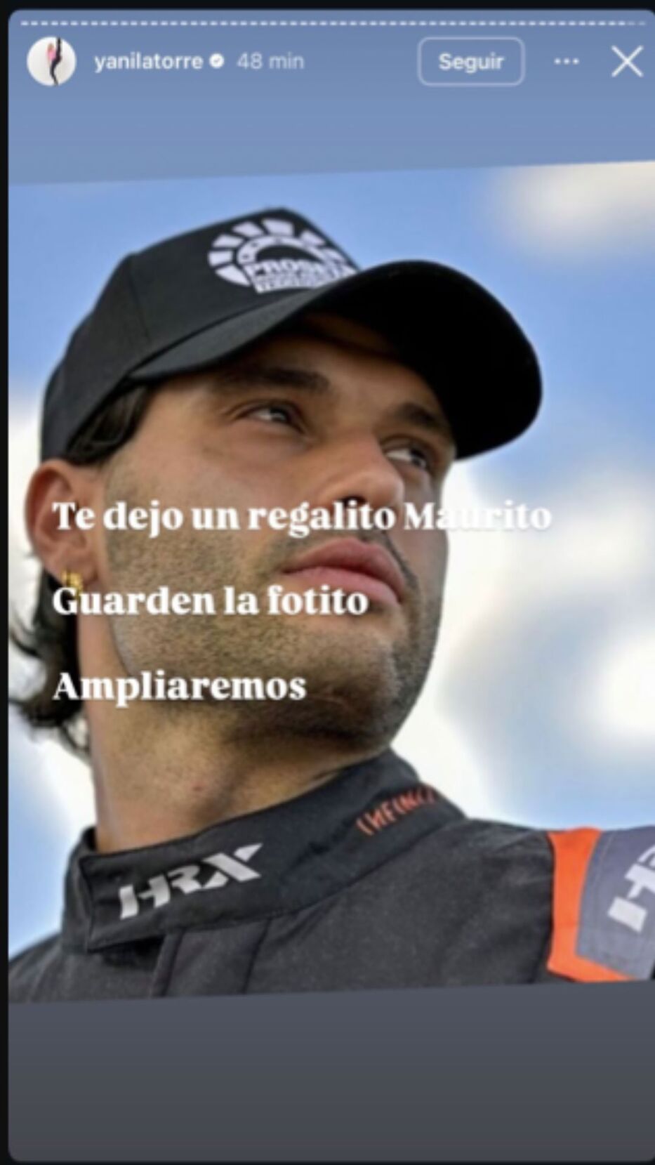 Foto: Historias de Instagram/ @yanilatorre