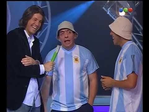 Con Carlos Tevez.
