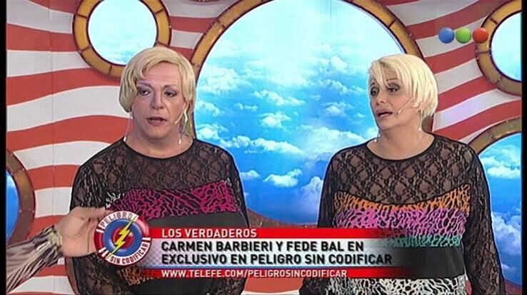 Con Carmen Barbieri.