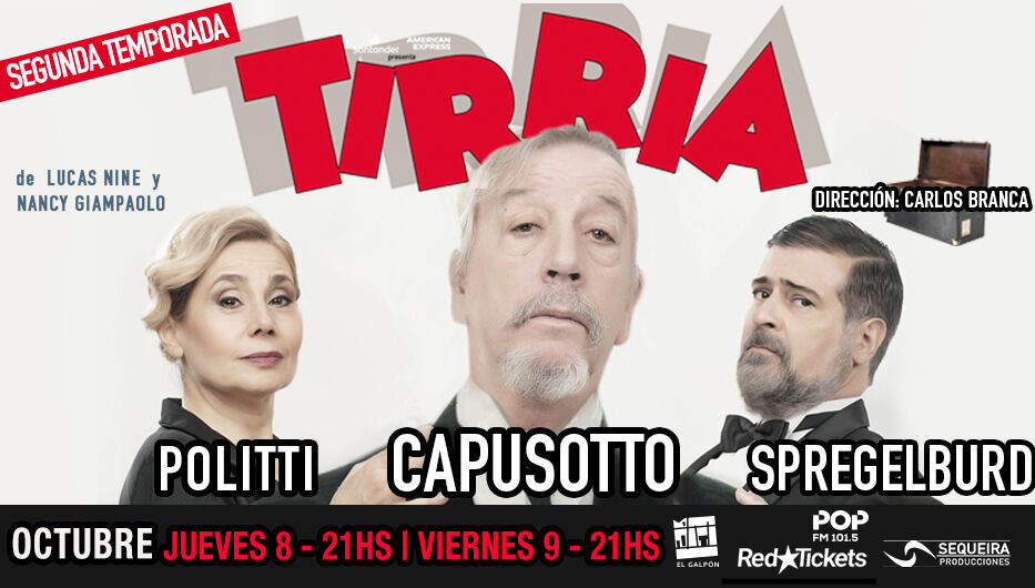 Diego Capusotto vuelve al teatro con “Tirria”, una comedia negra de una familia en ruinas