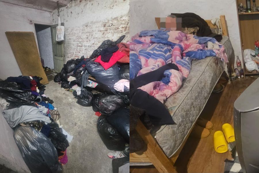 Suciedad, humedad y desorden: las imágenes del residencial que fue evacuado en La Unión