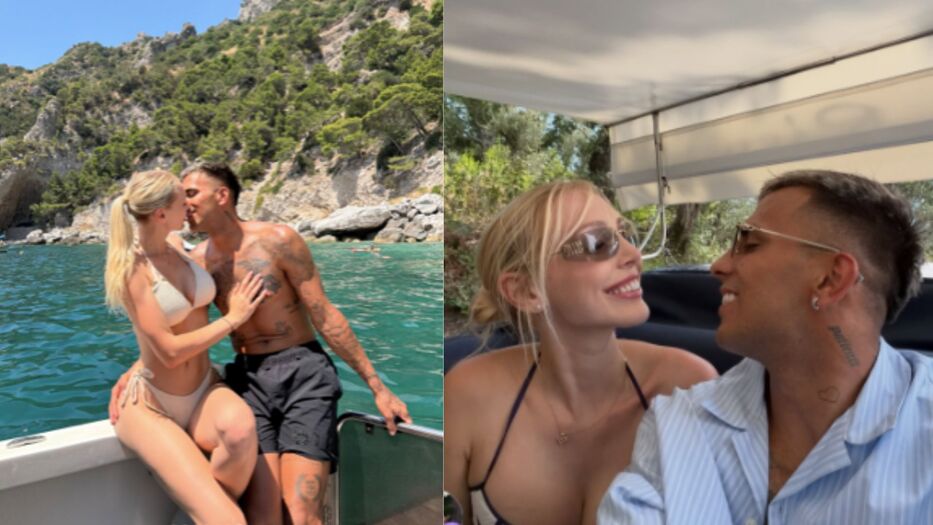 Rodrigo Zalazar y la modelo Emily Claire disfrutan de unas románticas vacaciones en Capri