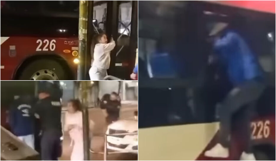“¡Pegale un piñe en la boca!”: filman golpiza a chofer de Copsa por no levantar a pasajero