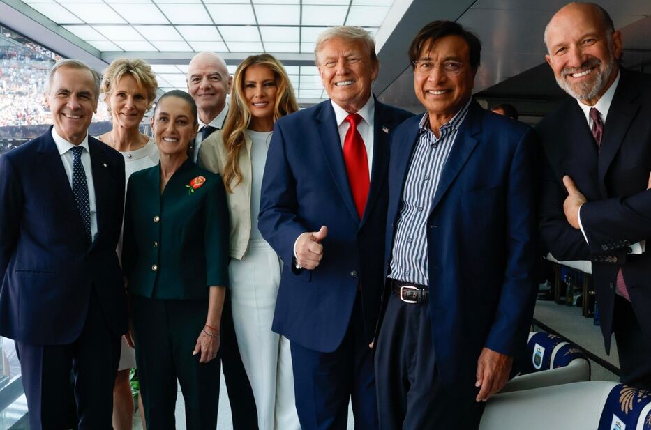 CEOs, billonarios y famosos coparon la final del Mundial en Nueva Jersey