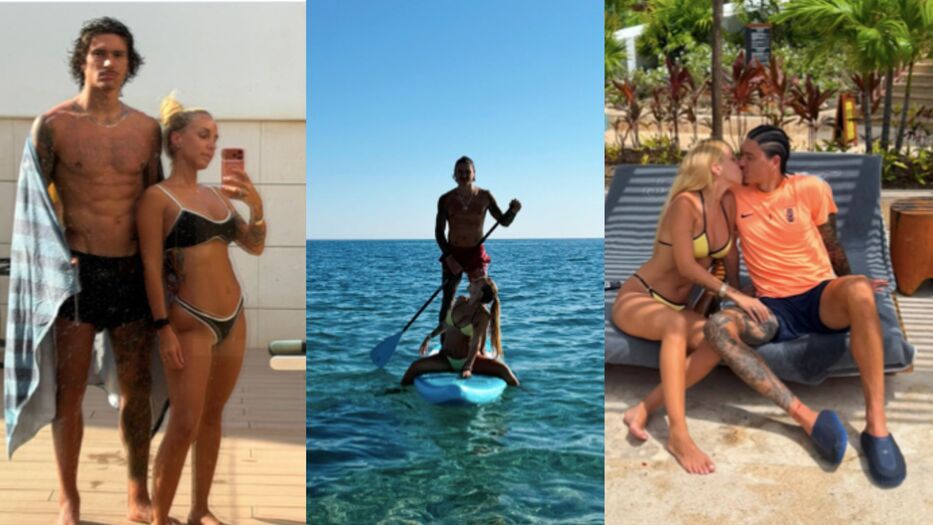 Relax, playa y mate: las vacaciones románticas de Darwin Núñez y Lorena Mañas en Europa