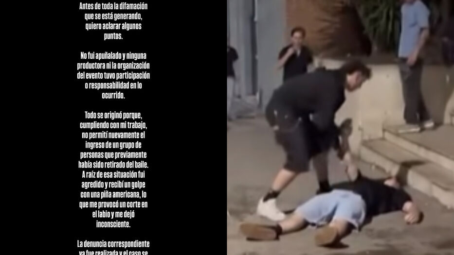 “No fui apuñalado”: joven golpeado en baile de Artigas era empleado y dio su versión