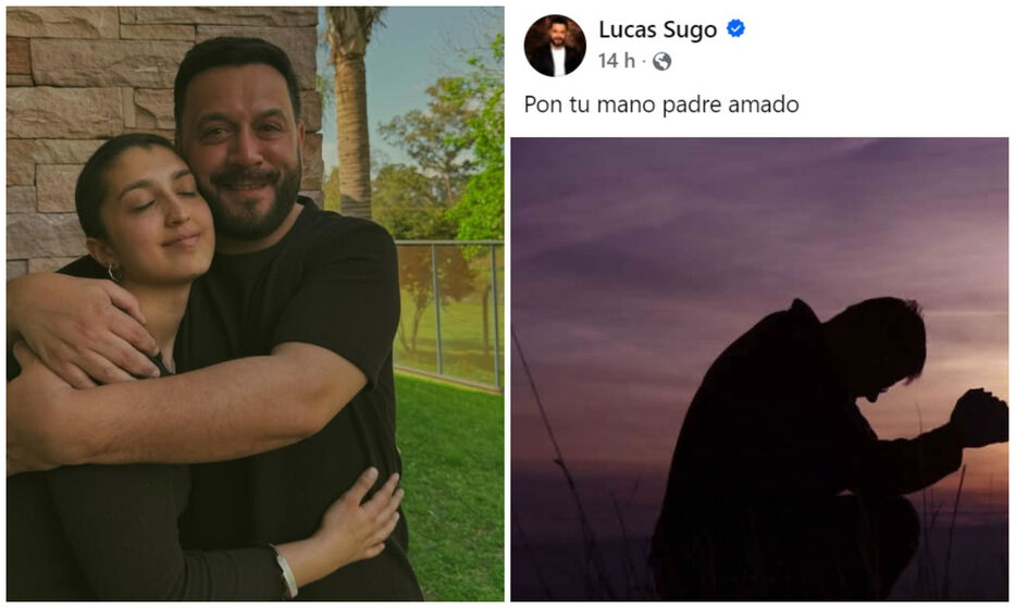 Buscando a Dios: la súplica de Lucas Sugo por la salud de su hija