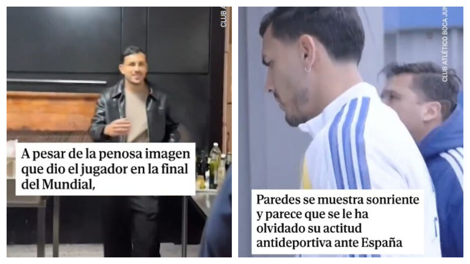 “Bochornosa actitud” y “cero autocrítica”: medio español arremete contra Paredes y Boca