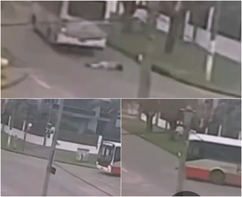 Video registró cómo un ómnibus le pasó por encima a una mujer en esquina de Punta Gorda