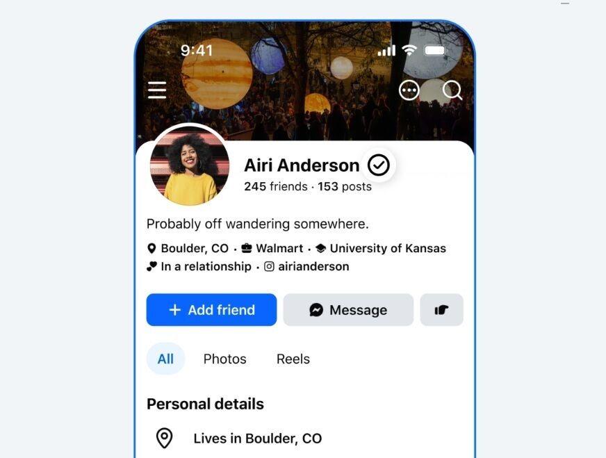 Facebook permitirá verificar cuentas gratis con un video selfie