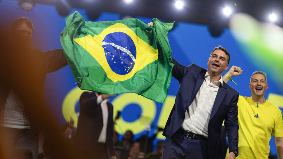 Hijo de Bolsonaro lanzó su candidatura a presidente con el objetivo de “rescatar” a Brasil