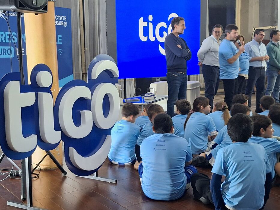Tigo y Fundación Celeste de la mano. Foto: Montevideo Portal