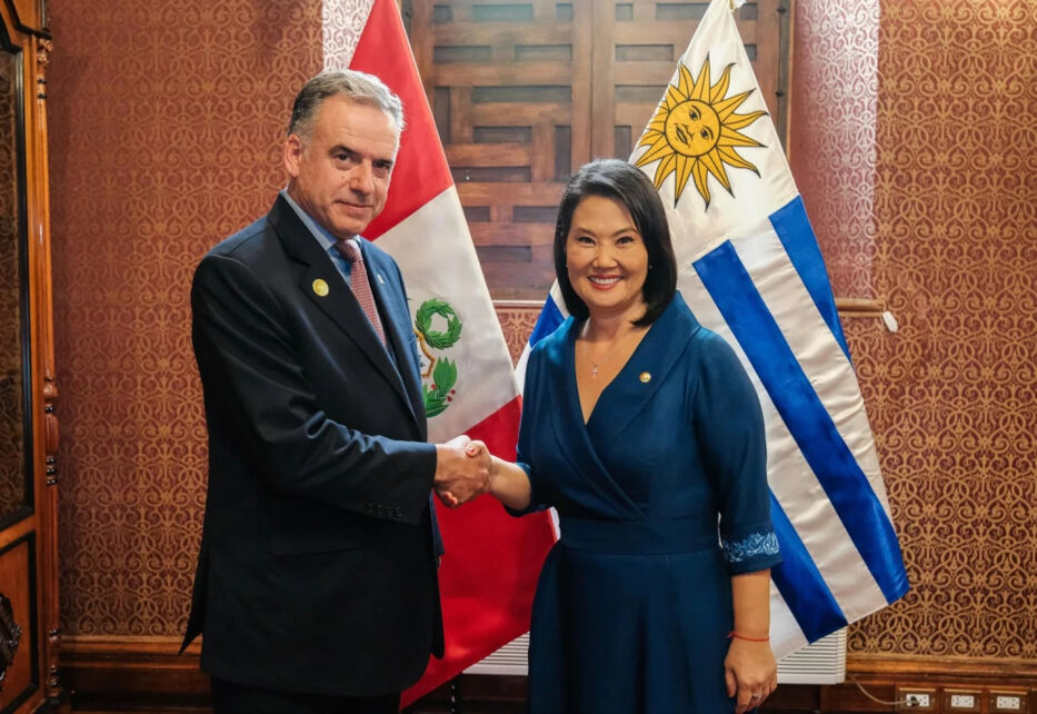 Orsi se reunió con Fujimori en Lima antes de su asunción como presidenta de Perú