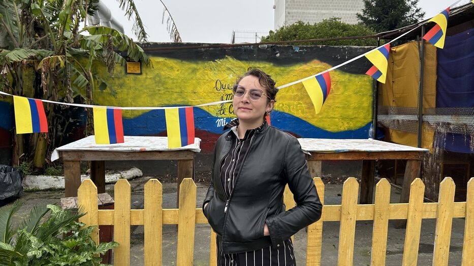 La colombiana que llegó sin nada, sufrió robos y salió adelante con un carrito reciclado