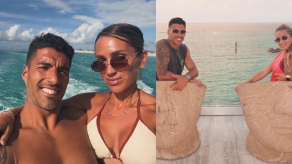 Playa, barco y familia: las paradisíacas vacaciones de Luis Suárez y Sofía Balbi