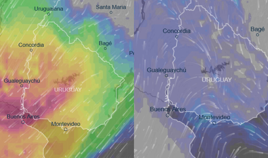 Avanza frente frío en Uruguay: en dónde impactará de lleno y qué es lo peor que se espera