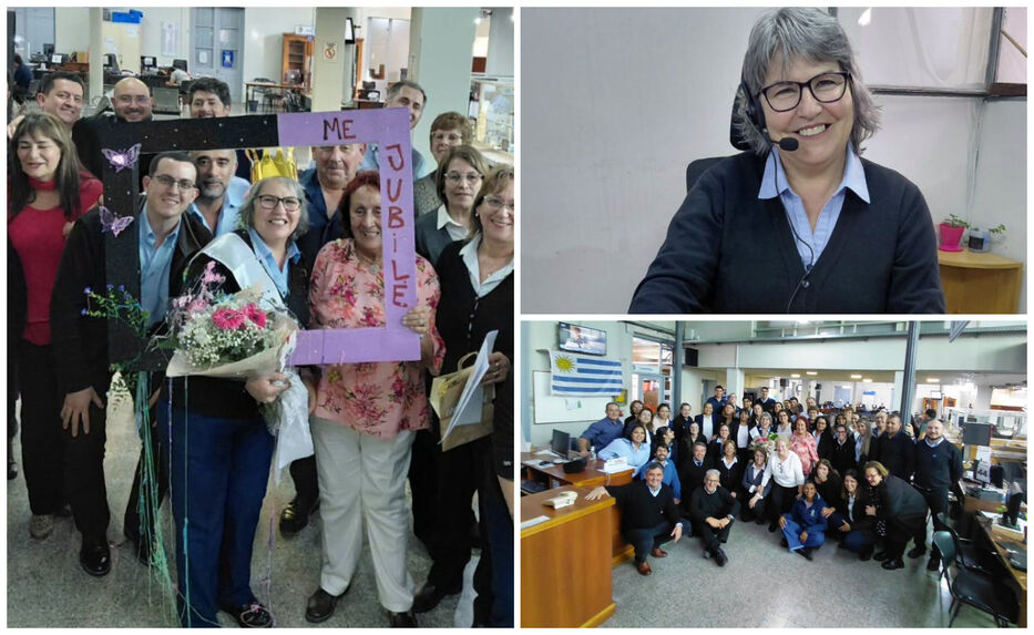Emoción: despedida a telefonista de la Intendencia de Salto tras 42 años de trabajo