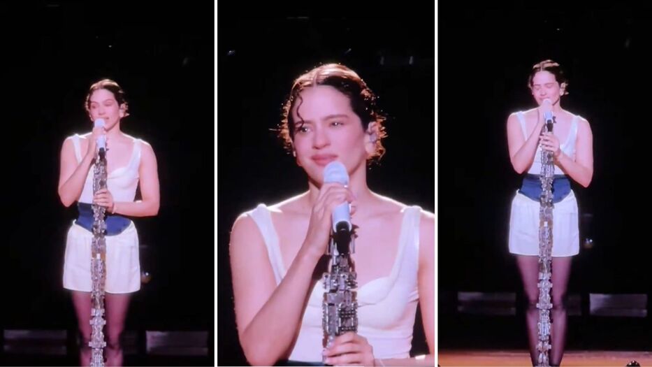 “Tremenda cagada”: el emotivo pedido de disculpas de Rosalía en su concierto en Argentina