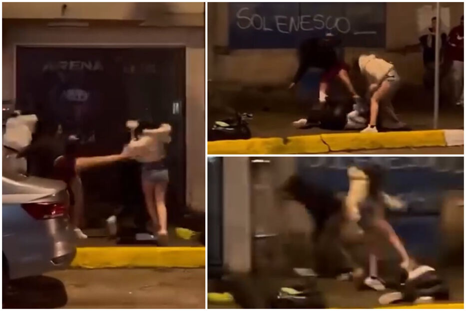 Pateada en el suelo: pelea de mujeres culmina con una adolescente hospitalizada