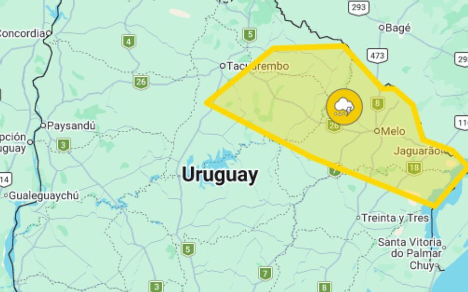 Cosas de El Niño: rige alerta amarilla por tormentas fuertes en cuatro departamentos