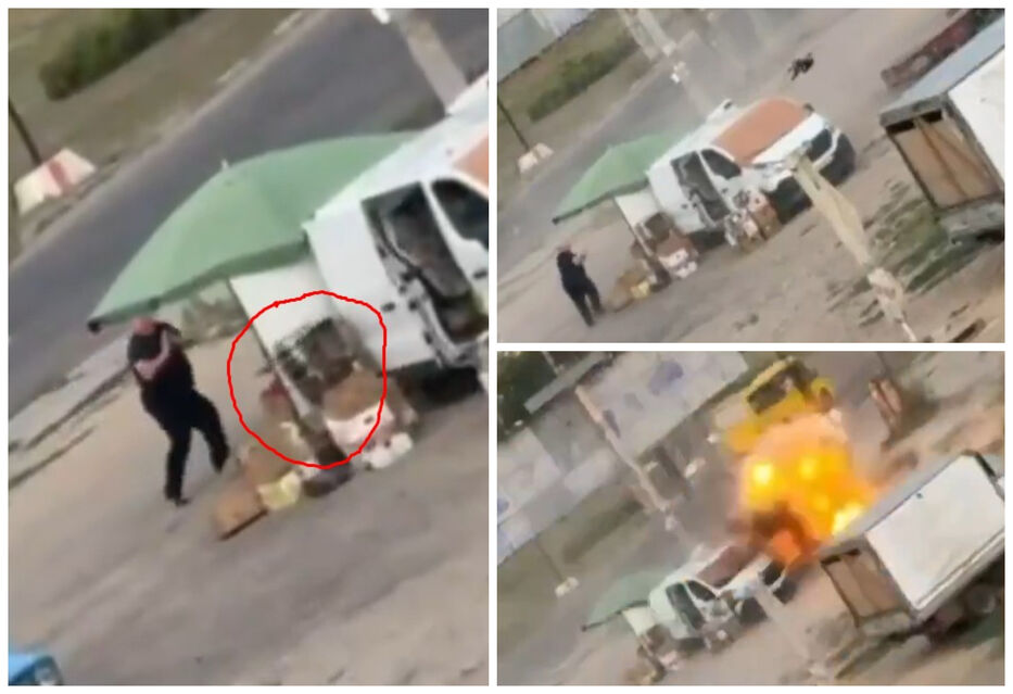 “Rusia ha enloquecido”: Zelenski sobre video de ataque de dron ruso a un simple verdulero