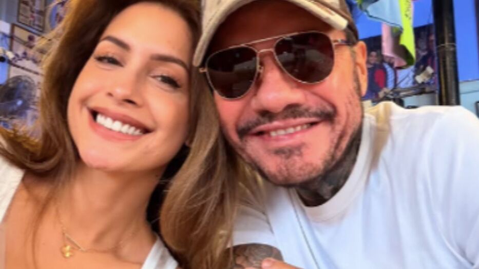 Tinelli y Milett Figueroa se reconciliaron en Lima tras distanciarse a inicios de año