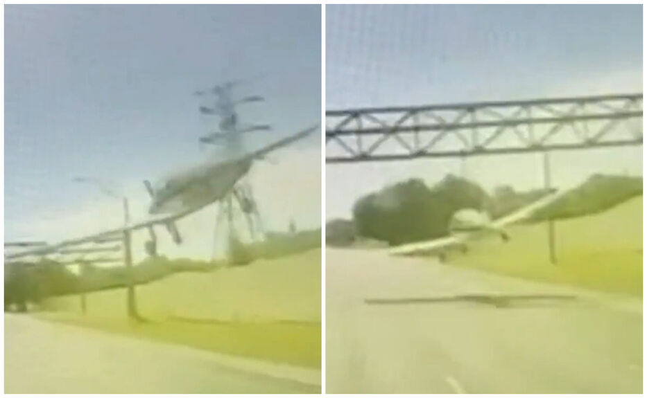 Sangre fría: una pilota de 21 años aterrizó de emergencia en la ruta y esquivó un arco