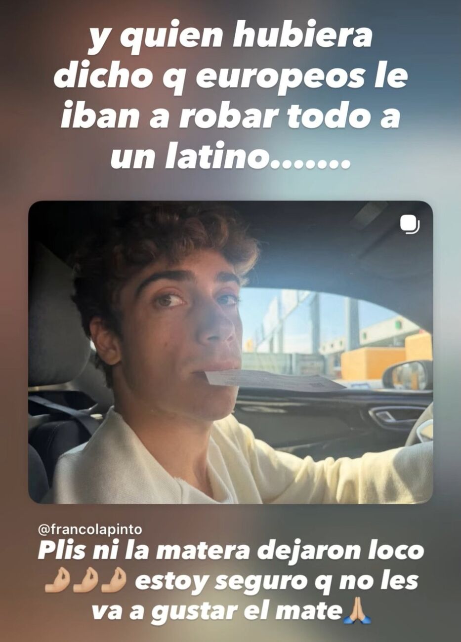 Foto: Instagram @francolapinto