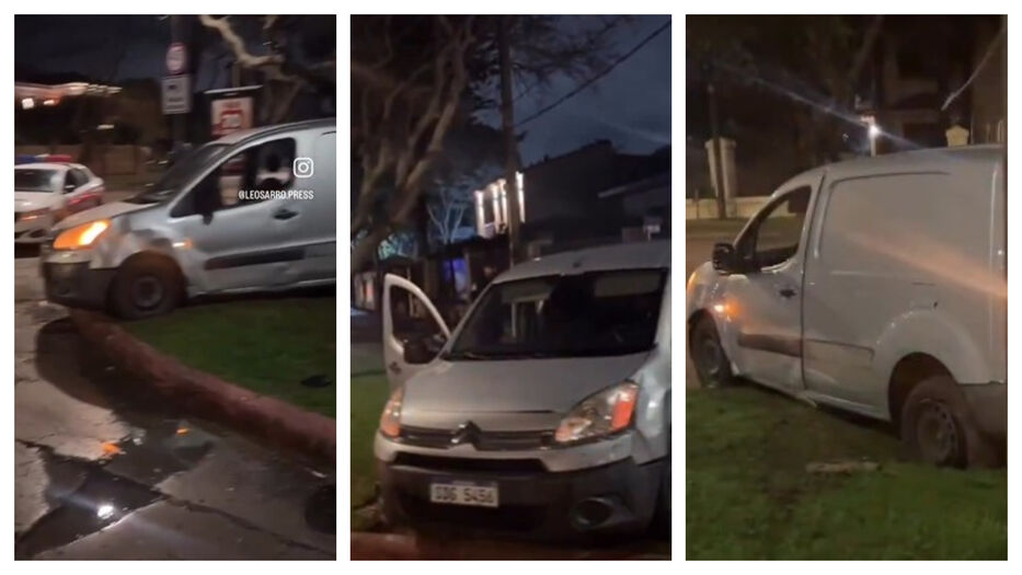 Escape imperfecto: así chocaron en Carrasco tras explotar cajero en Parque Miramar