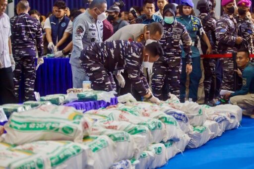 Indonesia: decomisan un cargamento de droga con un valor cercano a los U$$ 118 millones