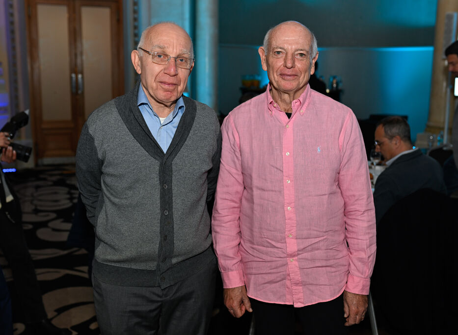 Mauricio Mitelman y José Rajchman. Foto: Álvaro Portillo, cedida a Montevideo Portal