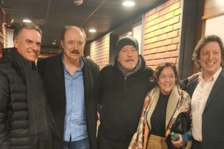 Orsi fue a ver a Rubén Blades y coincidió con Jaime Roos: “Noche que queda en la memoria”