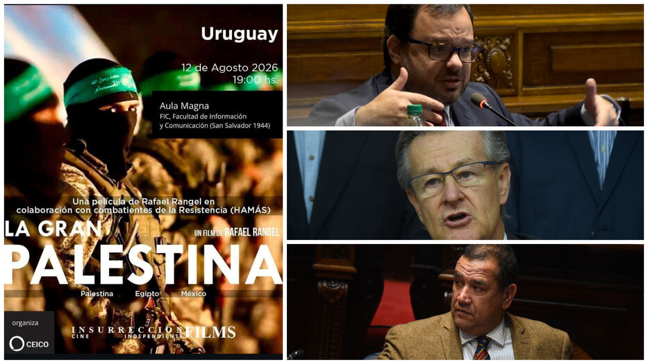 Suspenden película “La Gran Palestina” en Udelar tras críticas por “propaganda terrorista”