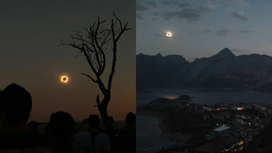 Así fue el eclipse solar que “no se volverá a ver en 77 años” y la “sorpresa” para Uruguay