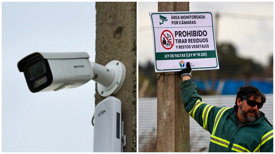 Intendencia de Canelones instaló cámaras de videovigilancia para evitar basurales