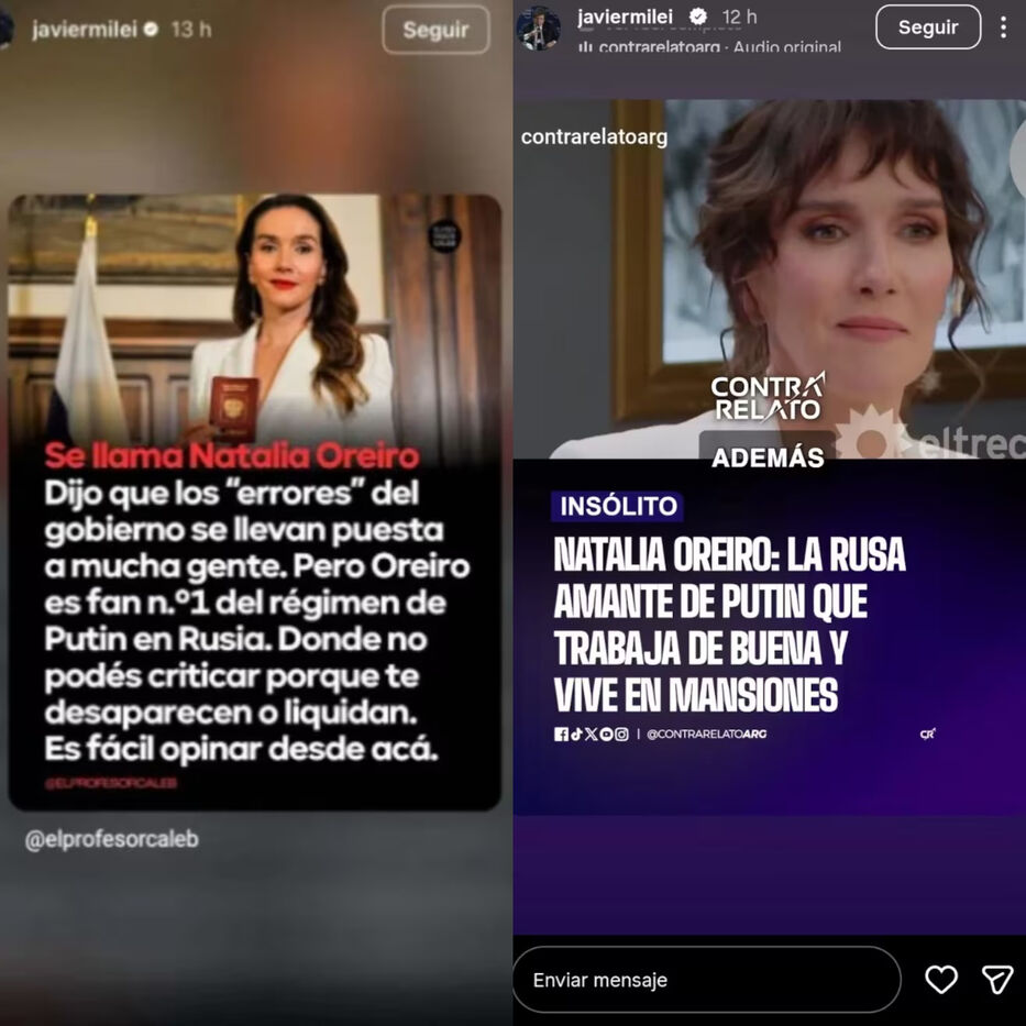 Fotos: capturas de pantalla de La Nación