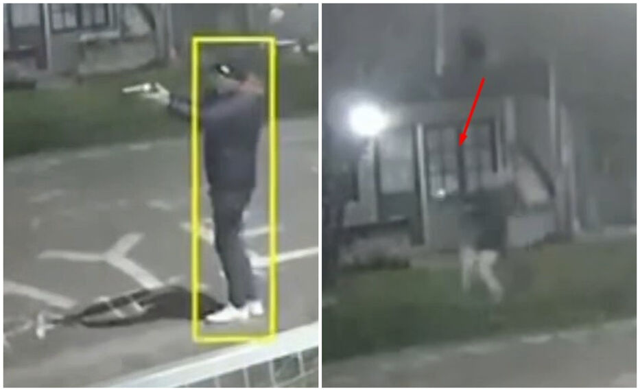 De película: balacera en medio de la calle casi “baja” a un transeúnte ajeno al hecho