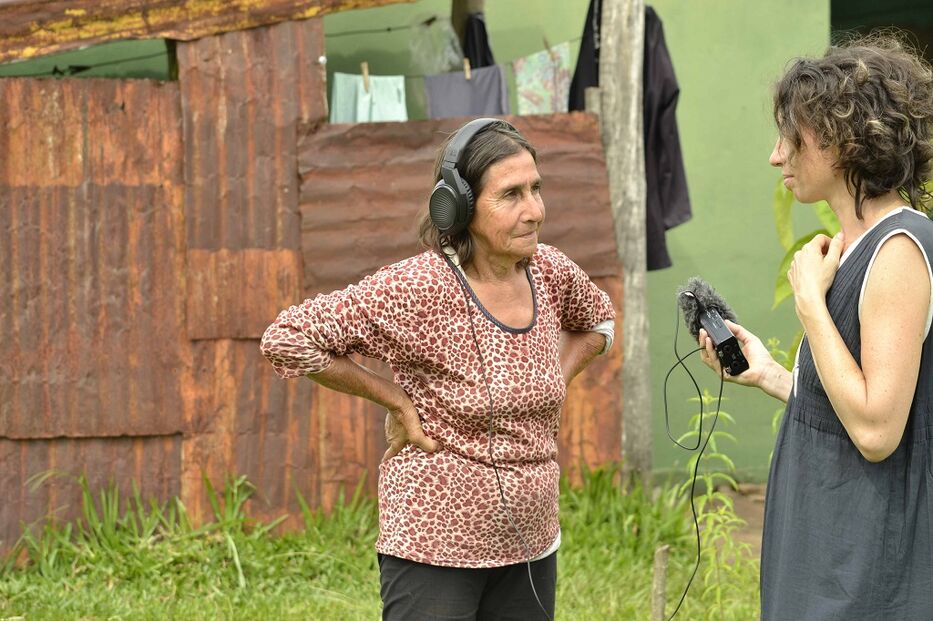 Ana Rodríguez en pleno trabajo.