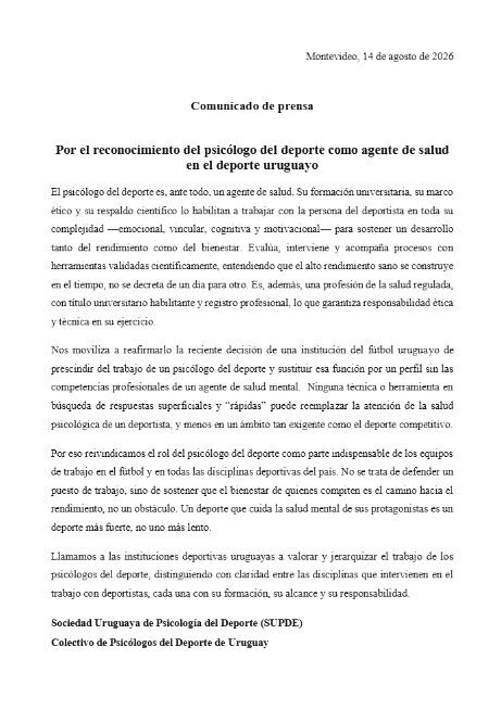 Comunicado
