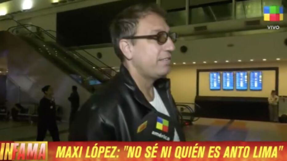 Maxi López tras la polémica por los chats mostrados por Anto Lima: “No sé quién es”