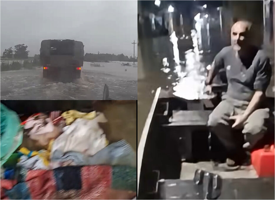 Agua por puertas, ventanas y canoas en las calles: caóticas postales de inundación en Melo