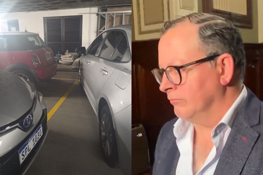 Perrone reclama que le bloquearon salida del auto a Pérez Bonavita en Palacio Legislativo