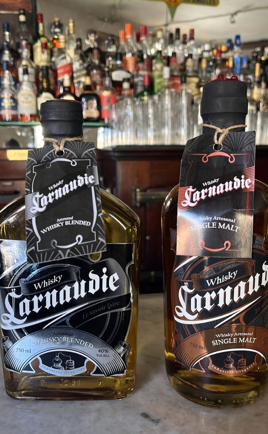 El whisky single malt Larnaudie.