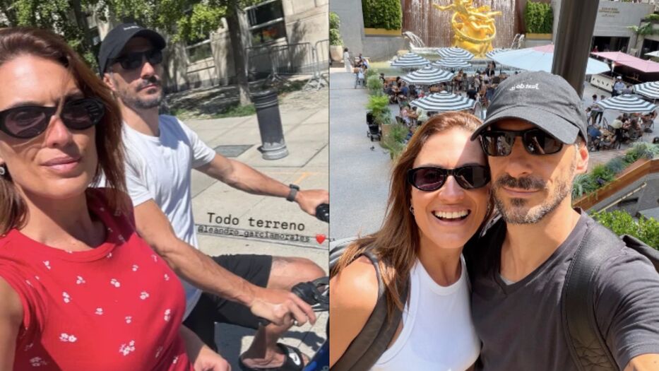 Lucía Brocal y Leandro García Morales, enamorados en Nueva York: “El mejor equipo”