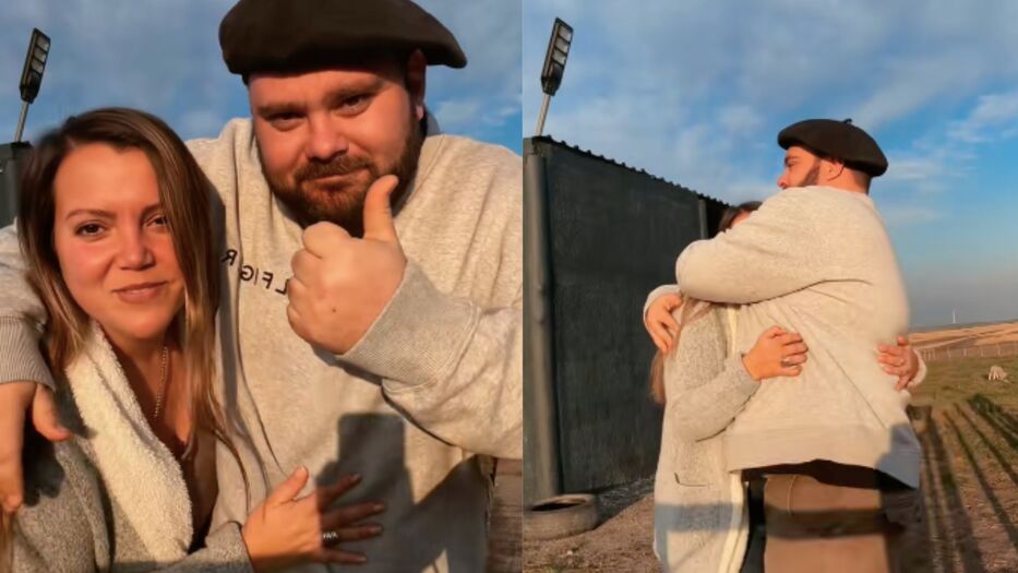 Matías Valdez compartió un video con su pareja Magui Helguera: “Encontré mi dama”