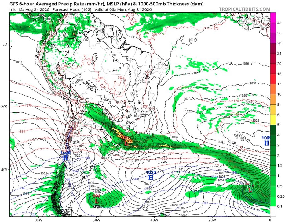 Meteorólogo anuncia impacto de ciclón extratropical en seis departamentos: cuándo y dónde