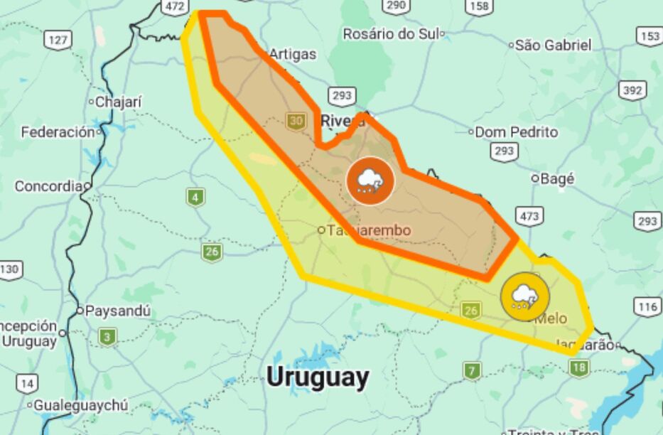 La furia de los elementos: cinco departamentos bajo alertas meteorológicas