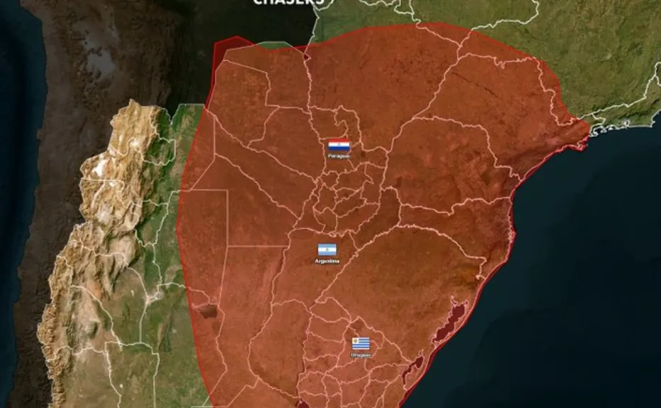 Un estudio de la Universidad de Campinas advierte que Uruguay es una zona “potencialmente fértil” para la formación de tornados