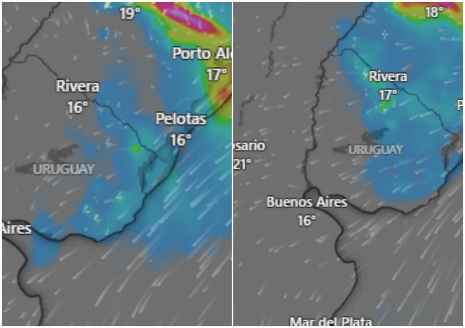 Ciclón extratropical en Brasil: cómo afectará a nueve departamentos de Uruguay en medio de temperaturas primaverales
