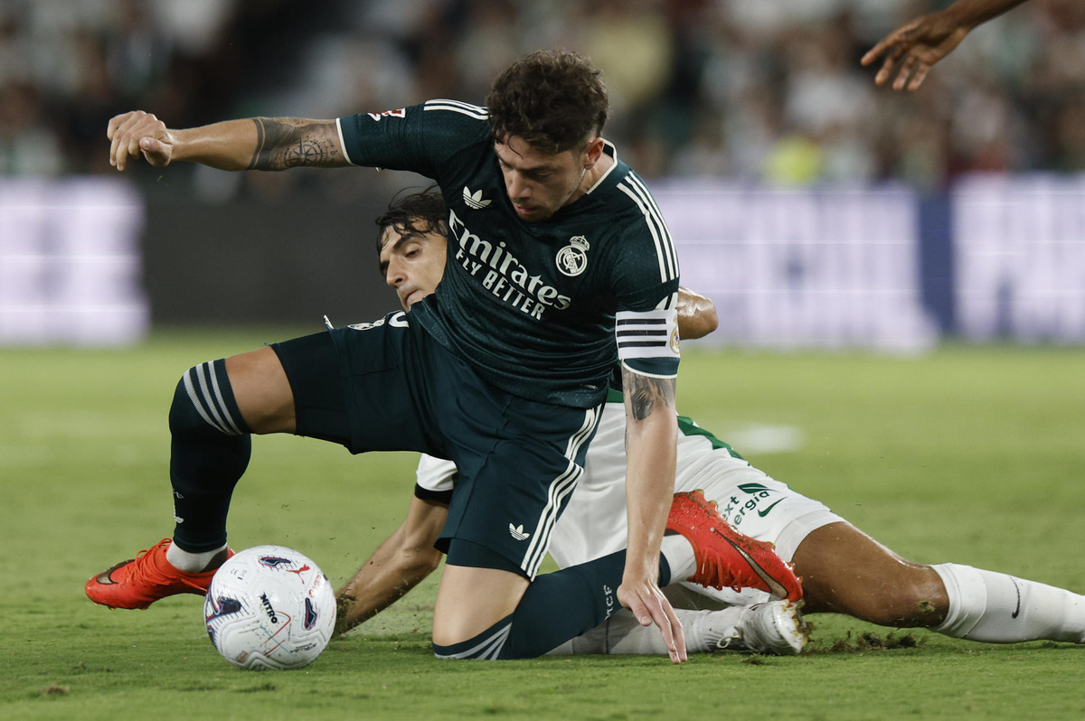España: Valverde jugó 90’ en Real Madrid, que le ganó 3-2 a Elche sobre la hora